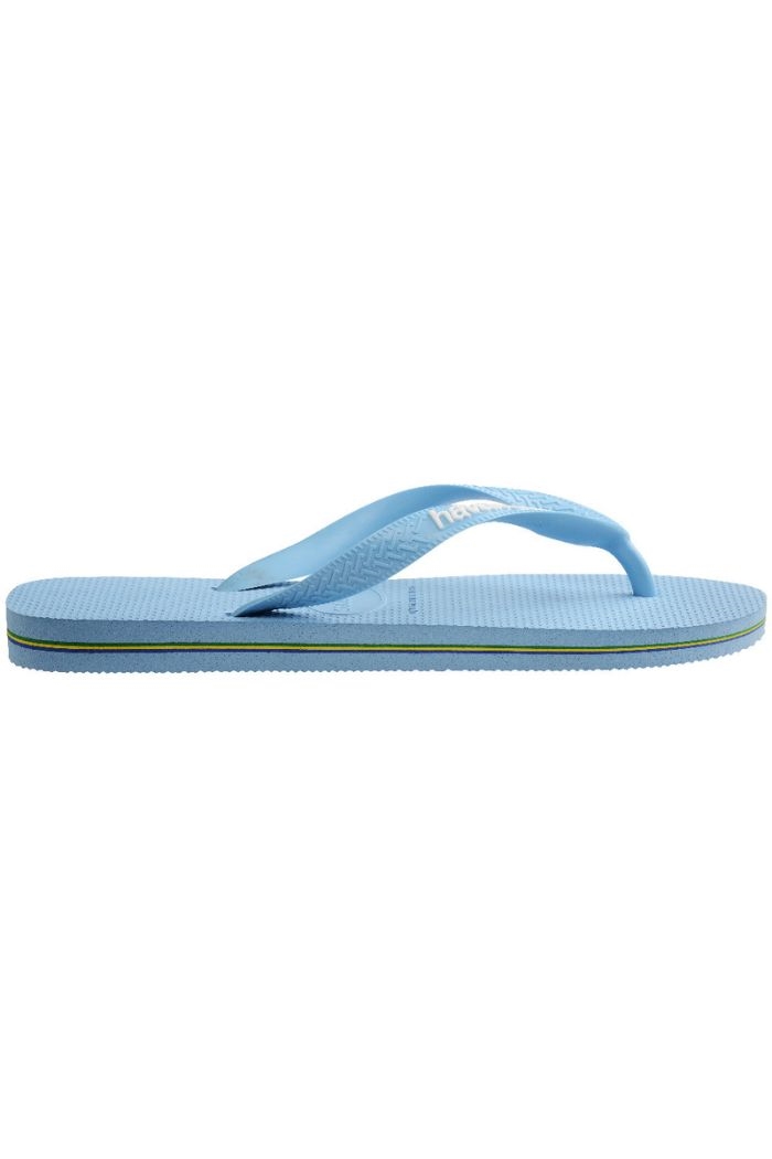 Havaianas, Brasil Logo Klipklapper, Blue Lavender / White